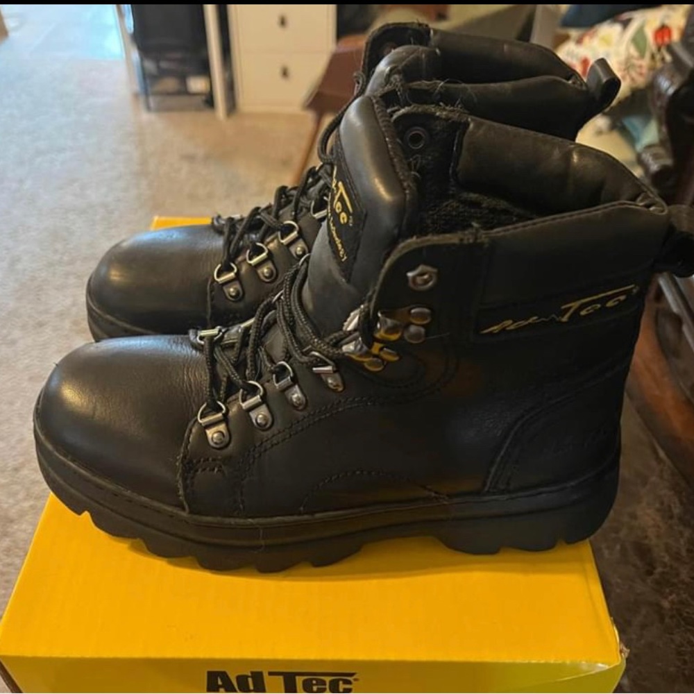 AdTec Steel-Toe Boots Sz9